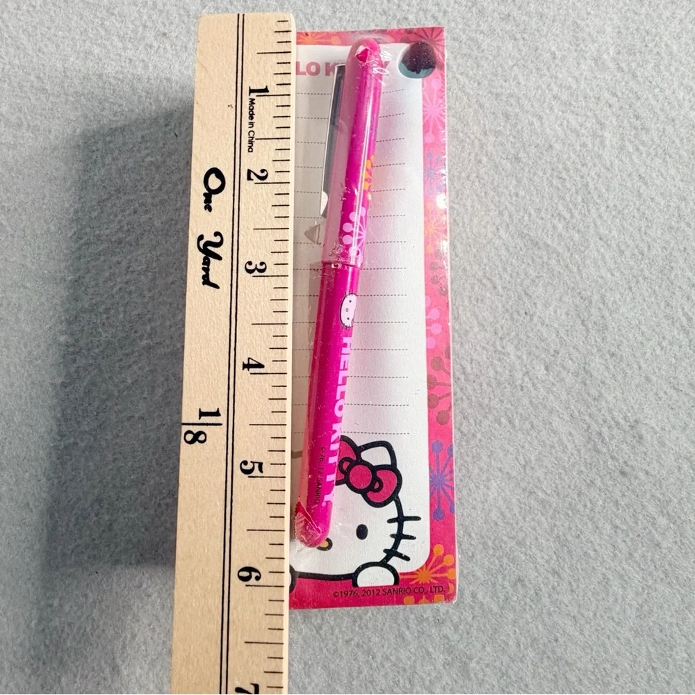 Hello Kitty Notepad List Block With Pen Sealed New 2012 Sanrio Collectible